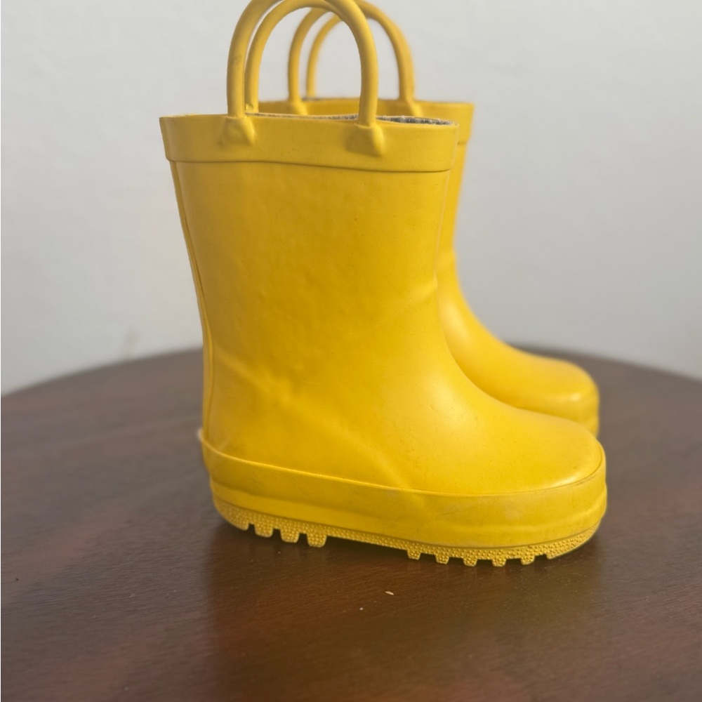 HISEA Yellow Rubber Boots